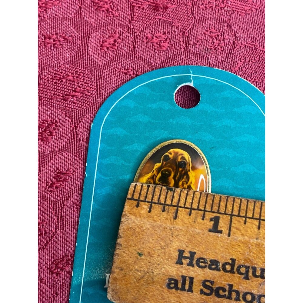 Cocker Spaniel Portrait Enamel Lapel Pin Pollyanna Pickering Collection Otter Ho - Picture 6 of 6